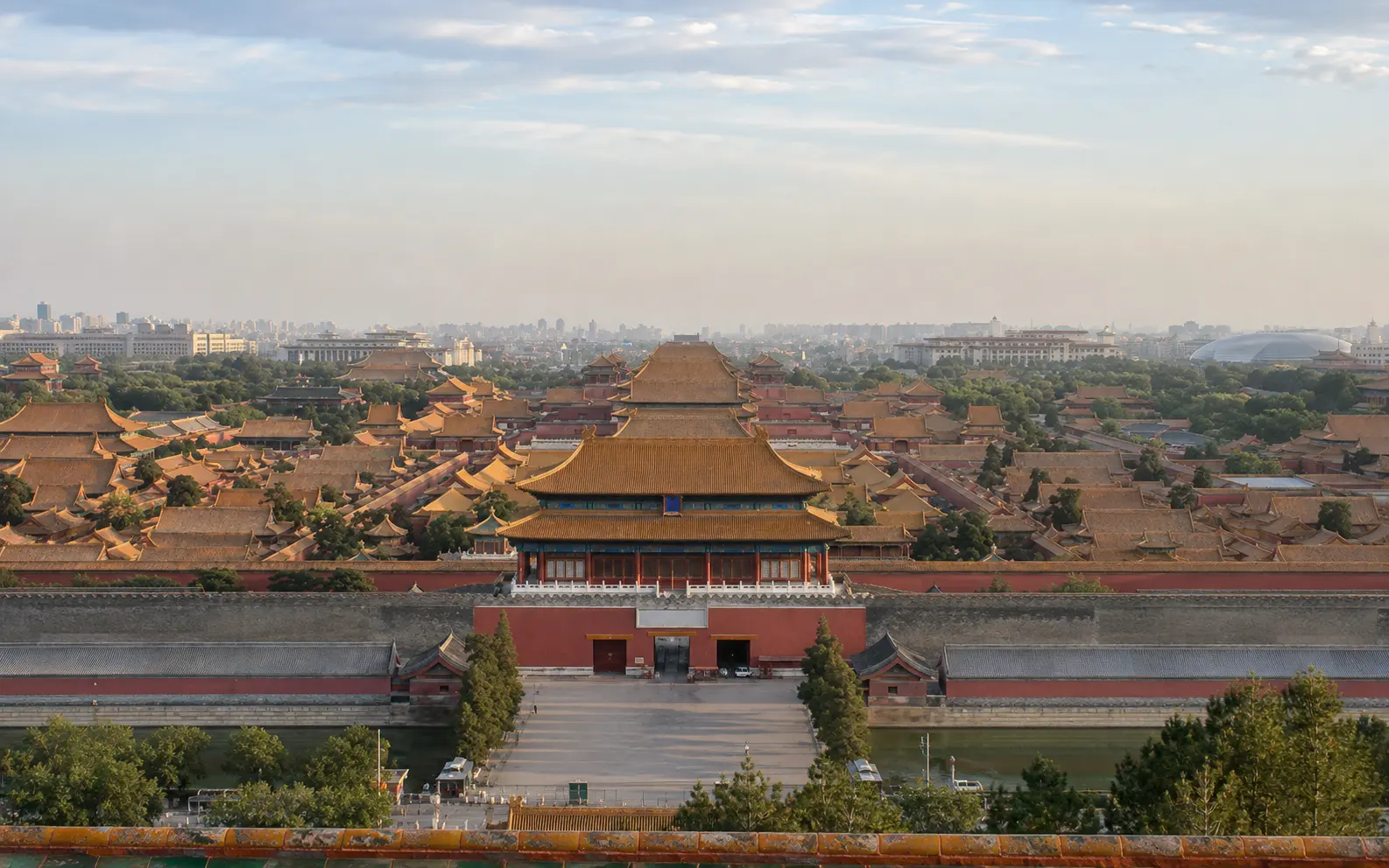 Forbidden City viewed from Jingshan Park in Beijing
