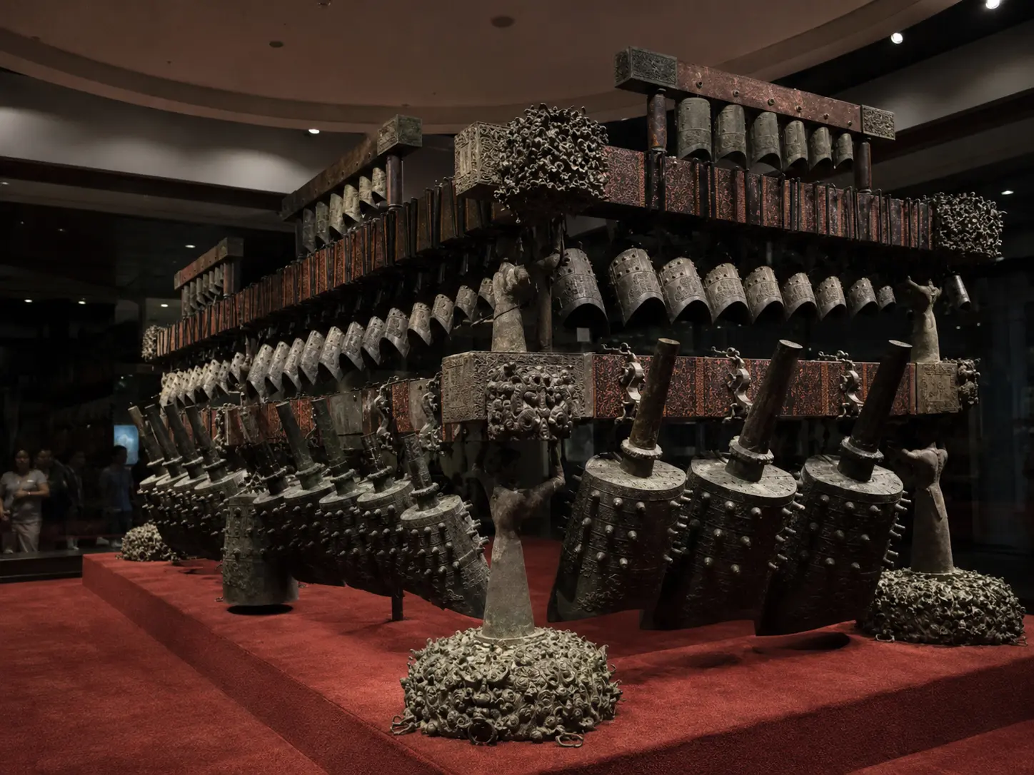 Zeng Hou Yi chime bells inside Hubei Provincial Museum